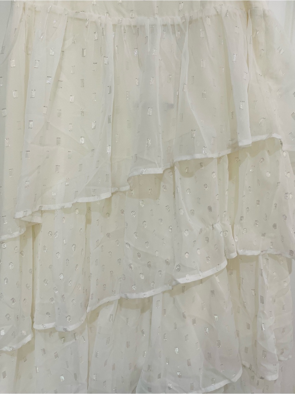 En Saison Cream Tiered Ruffle Maxi Skirt - Women - Picture 9 of 15